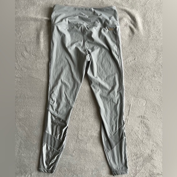 ALALA Love Tight Ballet high waisted Leggings gray Mesh panels Size M - Picture 5 of 12